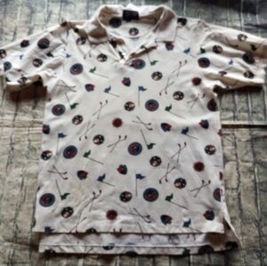 Vintage Roundtree & Yorke Polo Mens L Golf Design USA